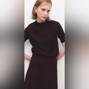 Mango Knit Sweater Top